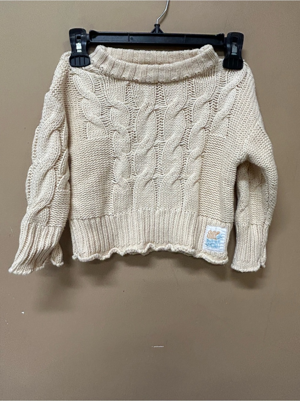 Salty Shreds Chunky Cable Knit Sweater Kids Size 3-4 Years Old